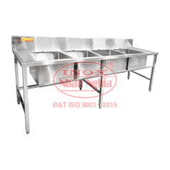 BỒN RỬA THỰC PHẨM 4 Ô