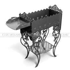 Bếp nướng than mỹ thuật CNC-235