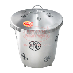 THÙNG ĐỐT GIẤY INOX - LOẠI NHỎ
