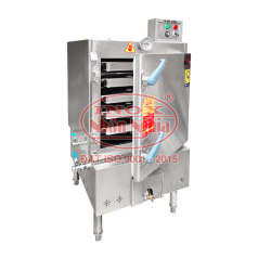 TỦ HẤP KHĂN 5 KHAY - SỬ DỤNG GAS VÀ ĐIỆN