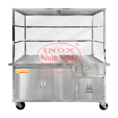 XE ĐẨY BÁN BÚN, PHỞ, HỦ TIẾU - MẪU 02