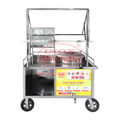 XE ĐẨY BÁN HỦ TIẾU KÈM NỒI ĐIỆN